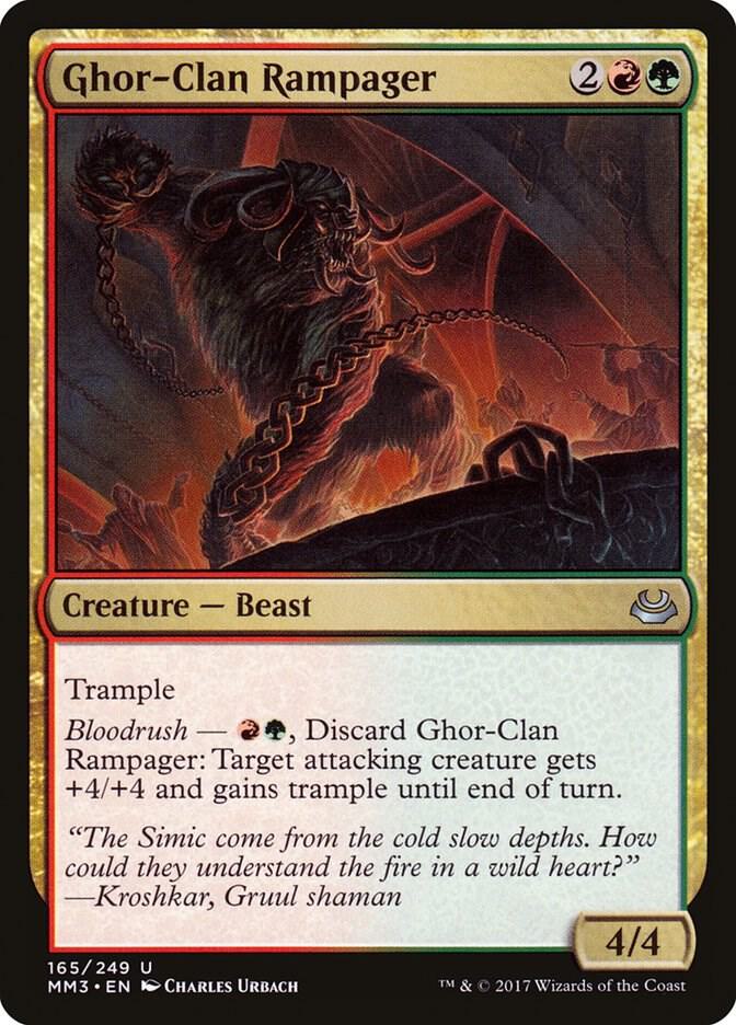 Ghor-Clan Rampager 165/249 (Modern Masters 2017)  | Chromatic Games