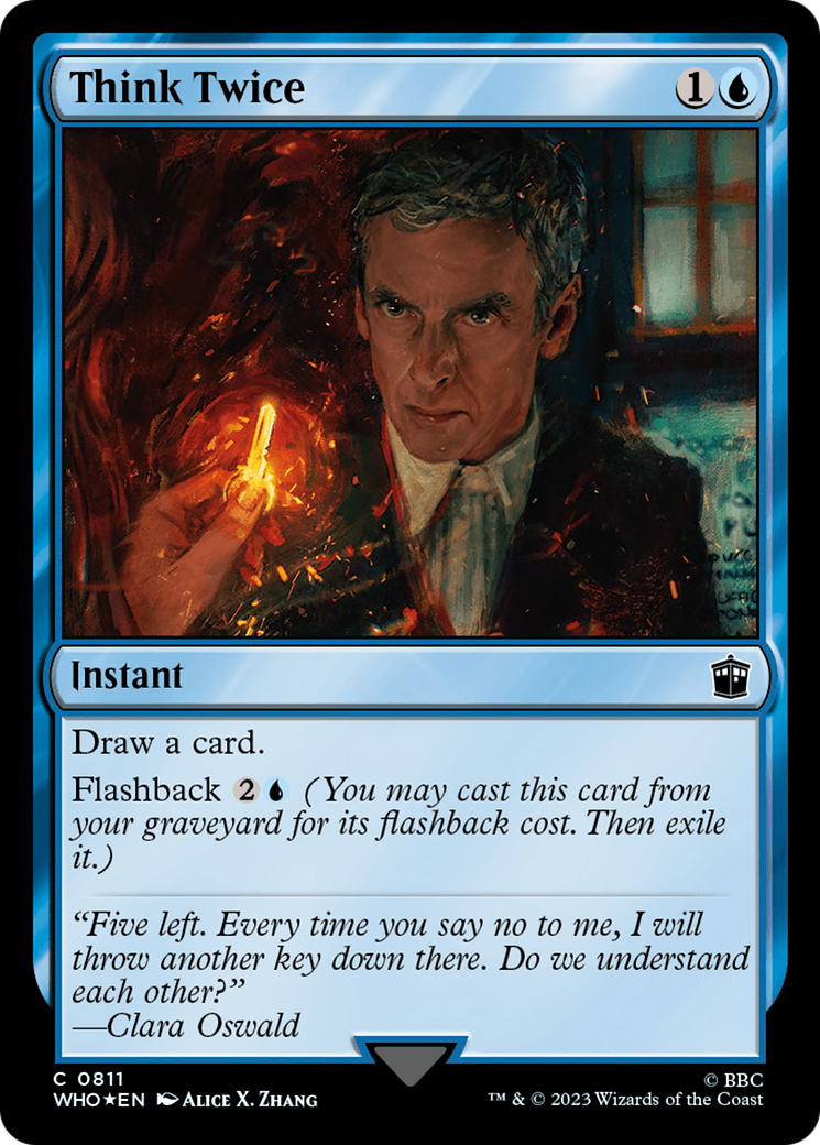 Think Twice (Surge Foil) [Doctor Who] | Chromatic Games