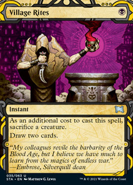 Village Rites (Foil Etched) [Strixhaven: Mystical Archive] | Chromatic Games