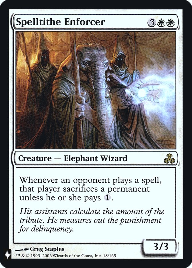 Spelltithe Enforcer [Mystery Booster] | Chromatic Games