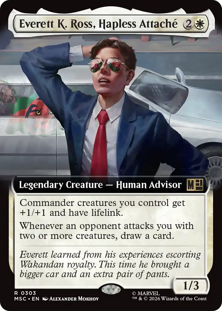 Everett K. Ross, Hapless Attache (Extended Art) [Marvel Super Heroes Commander] | Chromatic Games