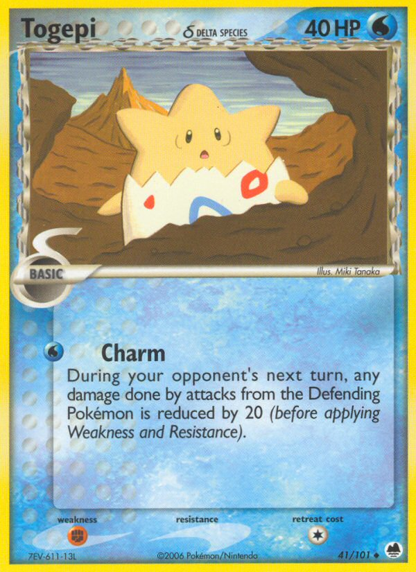 Togepi (41/101) (Delta Species) [EX: Dragon Frontiers] | Chromatic Games