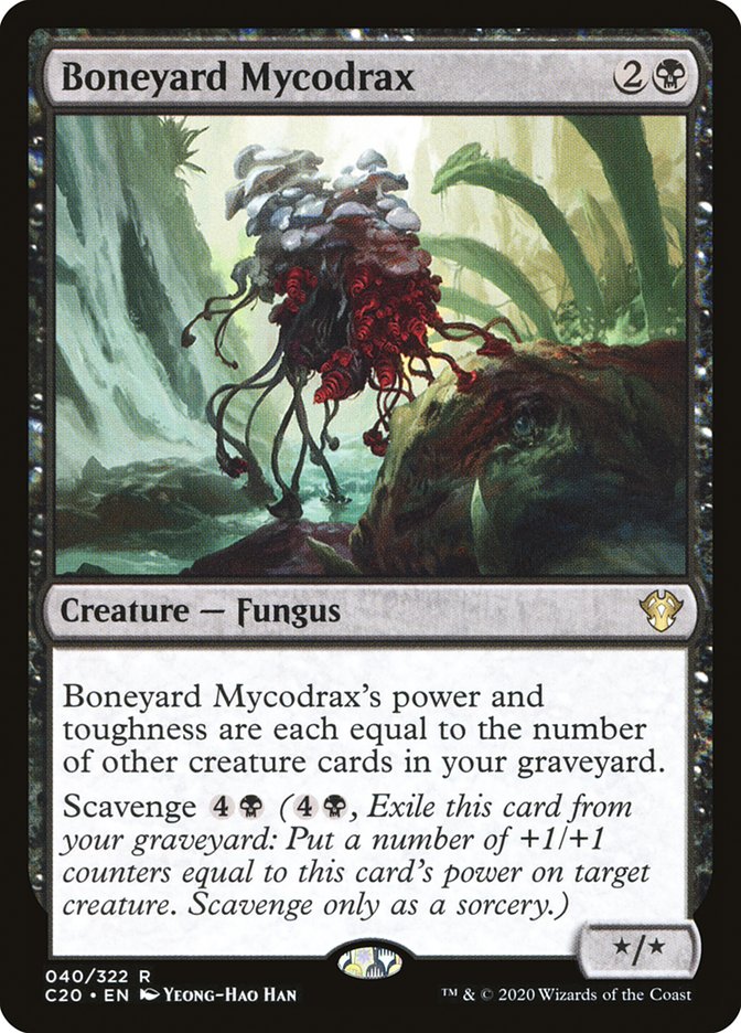 Boneyard Mycodrax 40/322 (Commander 2020)  | Chromatic Games