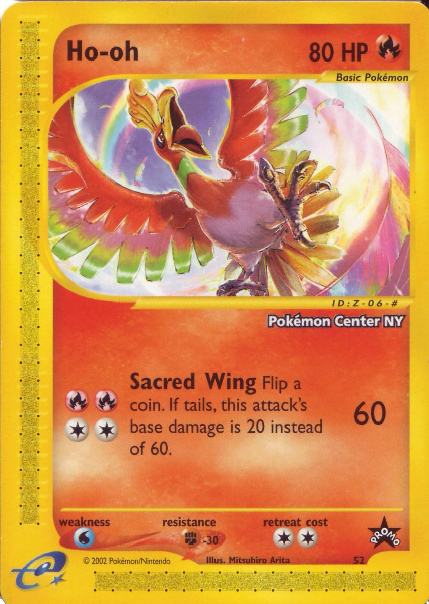 Ho-oh (52) (Pokemon Center NY Promo) [Wizards of the Coast: Black Star Promos] | Chromatic Games