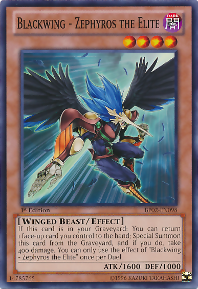 Blackwing - Zephyros the Elite [BP02-EN098] Common | Chromatic Games