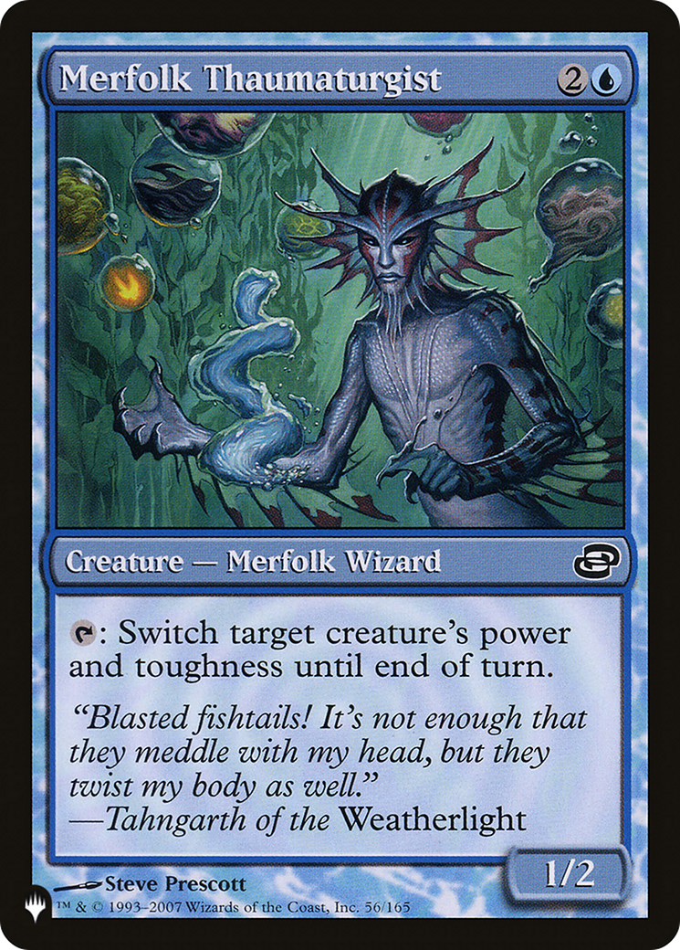 Merfolk Thaumaturgist [The List Reprints] | Chromatic Games