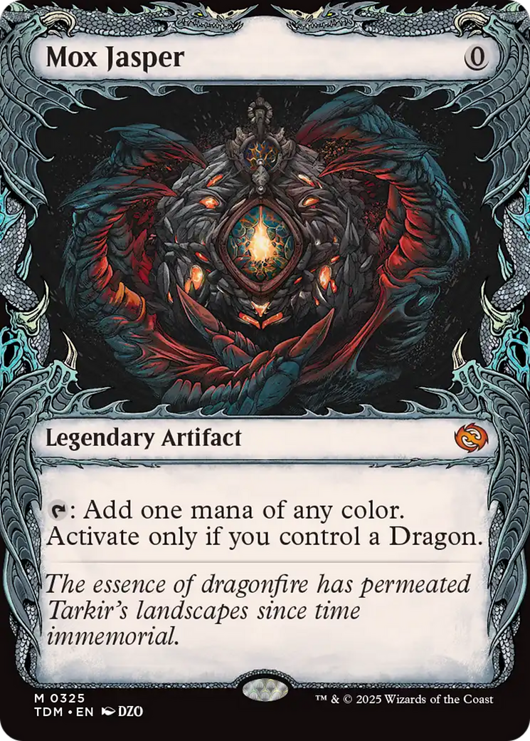 Mox Jasper (Showcase) [Tarkir: Dragonstorm] | Chromatic Games