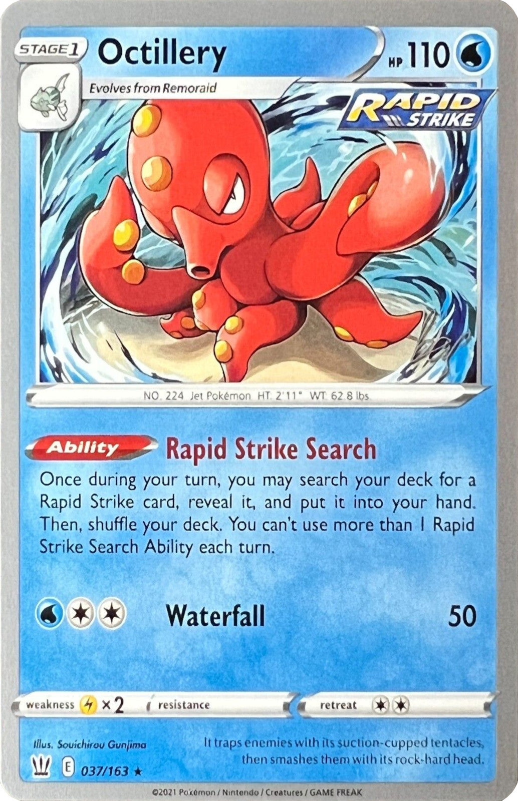 Octillery (037/163) (Cheryl Again - Sebastian Lashmet) [World Championships 2022] | Chromatic Games