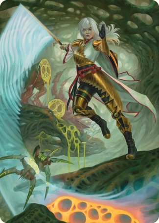 The Eternal Wanderer Art Card [Phyrexia: All Will Be One Art Series] | Chromatic Games