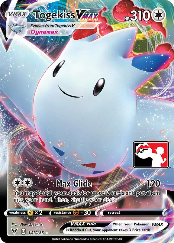 Togekiss VMAX (141/185) [Prize Pack Series One] | Chromatic Games