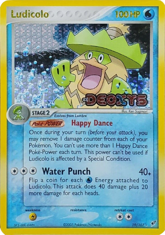 Ludicolo (19/107) (Stamped) [EX: Deoxys] | Chromatic Games