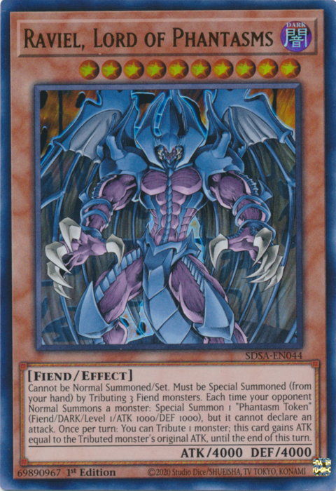 Raviel, Lord of Phantasms [SDSA-EN044] Ultra Rare | Chromatic Games