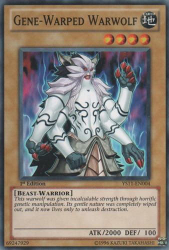 Gene-Warped Warwolf [YS11-EN004] Common | Chromatic Games