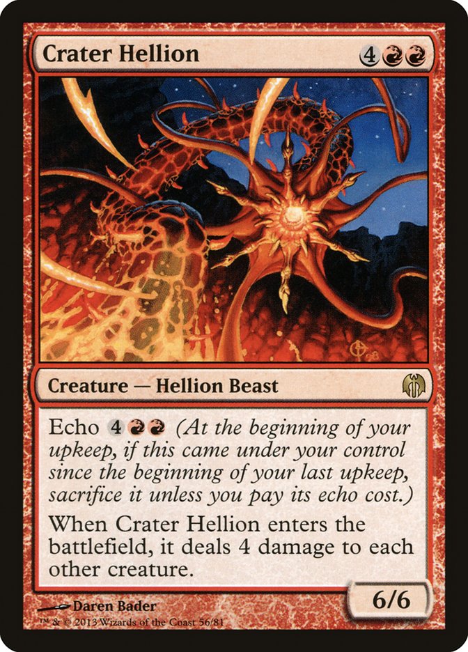 Crater Hellion [Duel Decks: Heroes vs. Monsters] | Chromatic Games