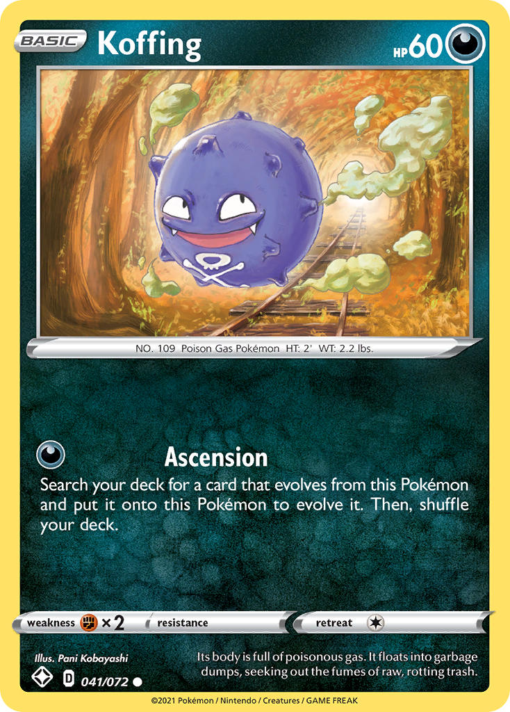 Koffing (041/072) [Sword & Shield: Shining Fates] | Chromatic Games