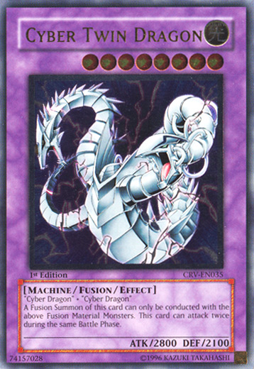 Cyber Twin Dragon [CRV-EN035] Ultimate Rare | Chromatic Games