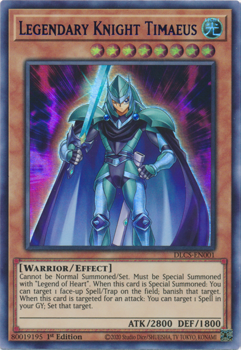 Legendary Knight Timaeus (Purple) [DLCS-EN001] Ultra Rare | Chromatic Games