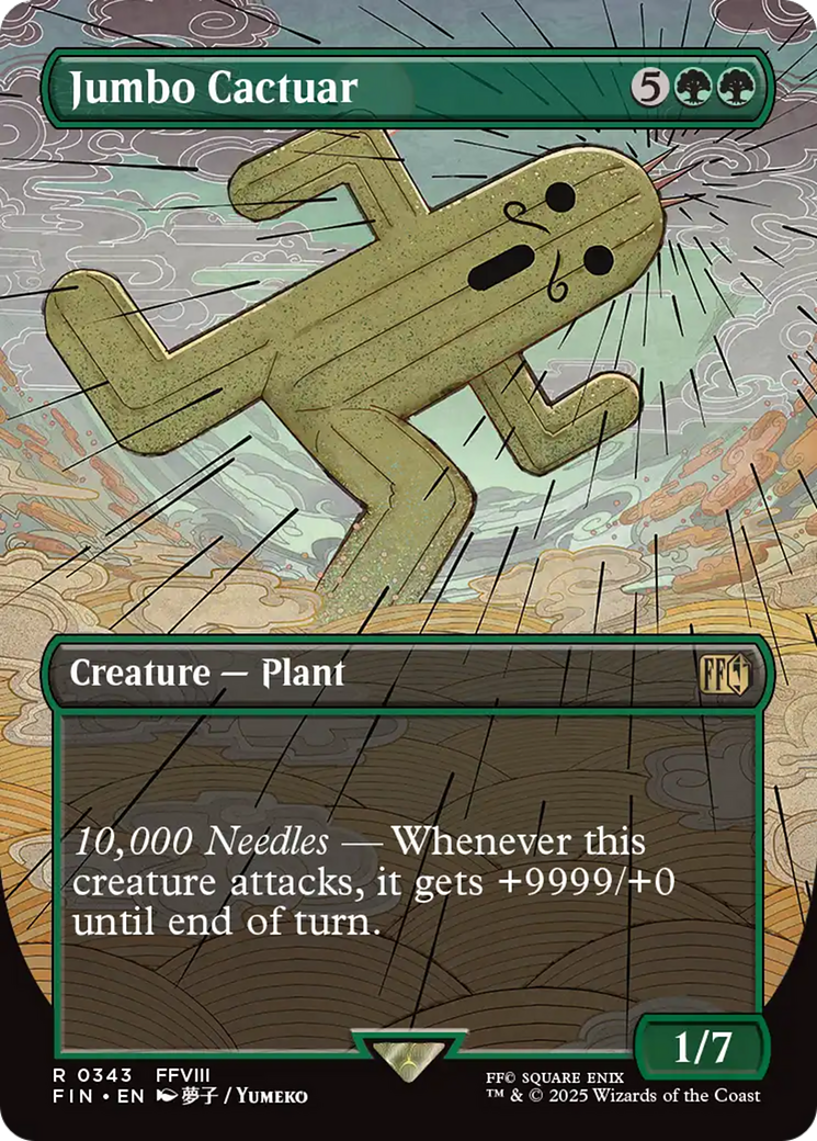 Jumbo Cactuar (Borderless) [FINAL FANTASY] | Chromatic Games