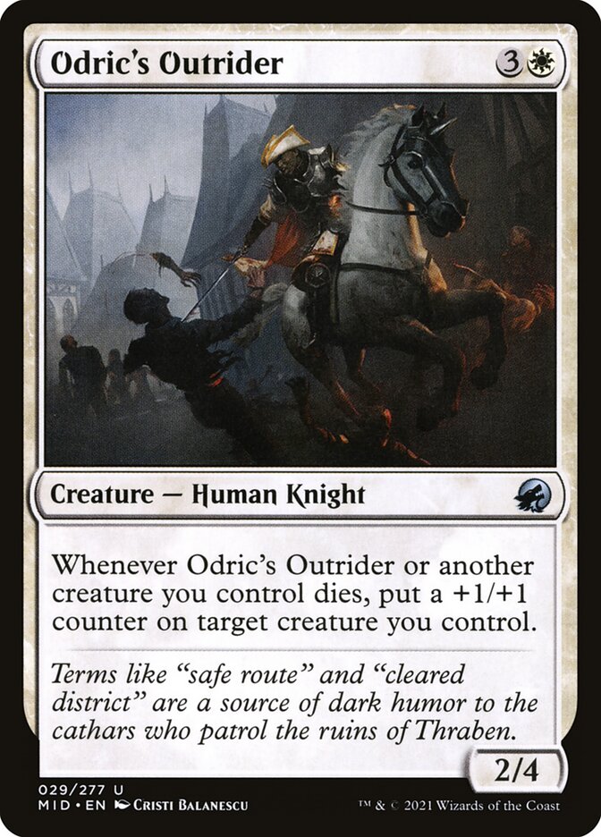 Odric's Outrider 29/277 (Innistrad: Midnight Hunt)  | Chromatic Games