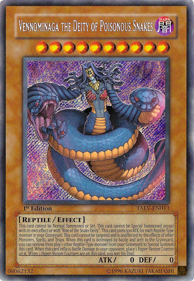 Vennominaga the Deity of Poisonous Snakes [TAEV-EN013] Secret Rare | Chromatic Games