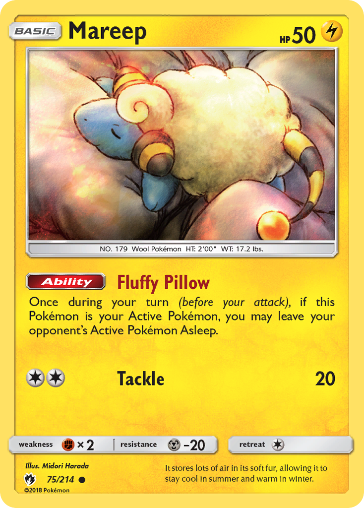 Mareep (75/214) [Sun & Moon: Lost Thunder] | Chromatic Games