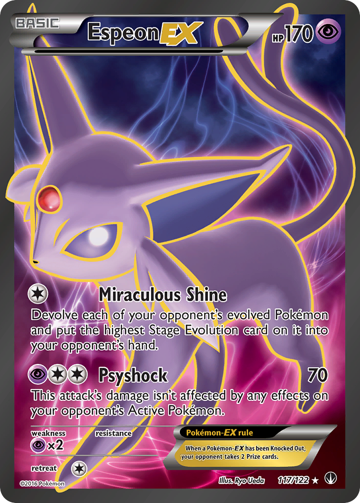 Espeon EX (117/122) [XY: BREAKpoint] | Chromatic Games