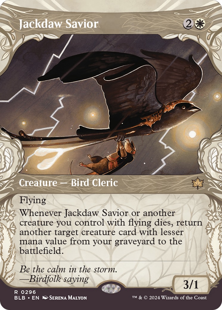 Jackdaw Savior (Showcase) [Bloomburrow] | Chromatic Games