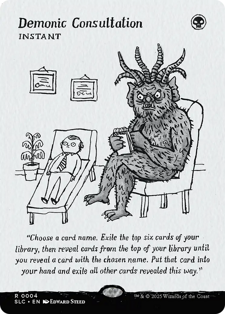 Demonic Consultation [Secret Lair Countdown Kit] | Chromatic Games