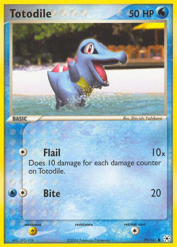 Totodile (79/101) [EX: Hidden Legends] | Chromatic Games