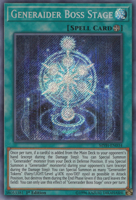 Generaider Boss Stage [MYFI-EN034] Secret Rare | Chromatic Games