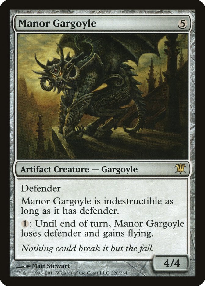 Manor Gargoyle 228/264 (Innistrad)  | Chromatic Games