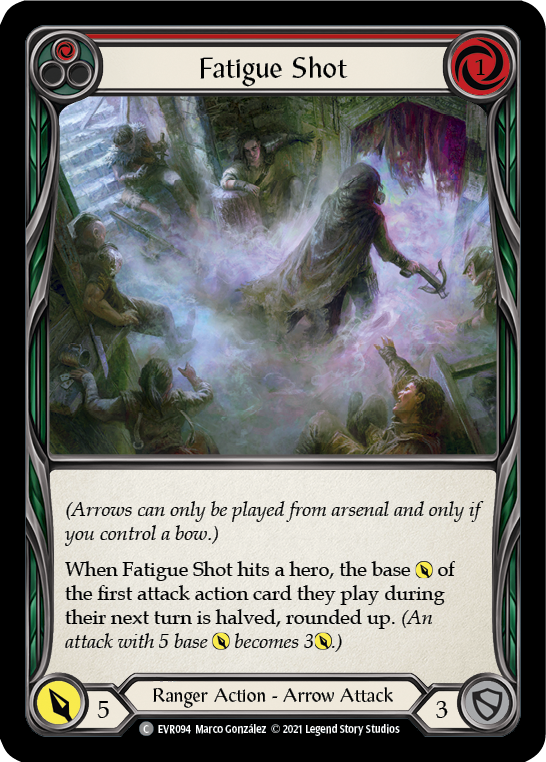 Fatigue Shot (Red) [EVR094] (Everfest)  1st Edition Rainbow Foil | Chromatic Games