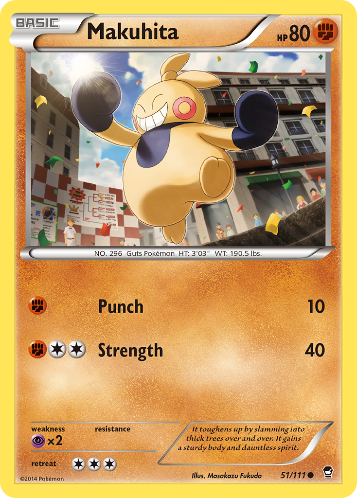 Makuhita (51/111) [XY: Furious Fists] | Chromatic Games