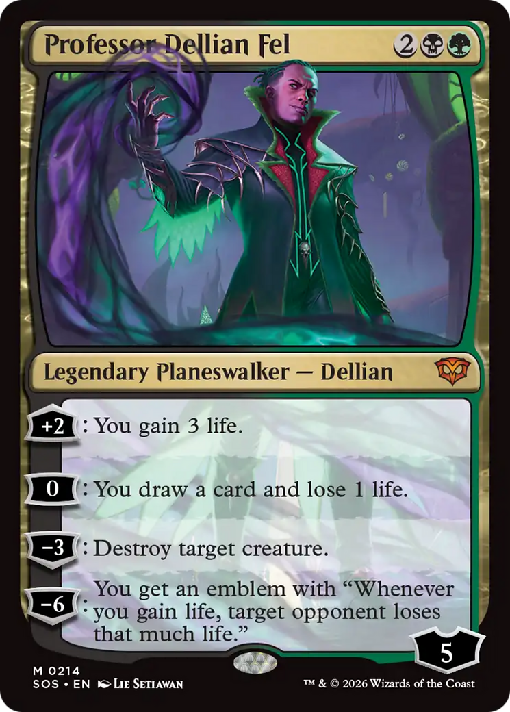Professor Dellian Fel [Secrets of Strixhaven] | Chromatic Games