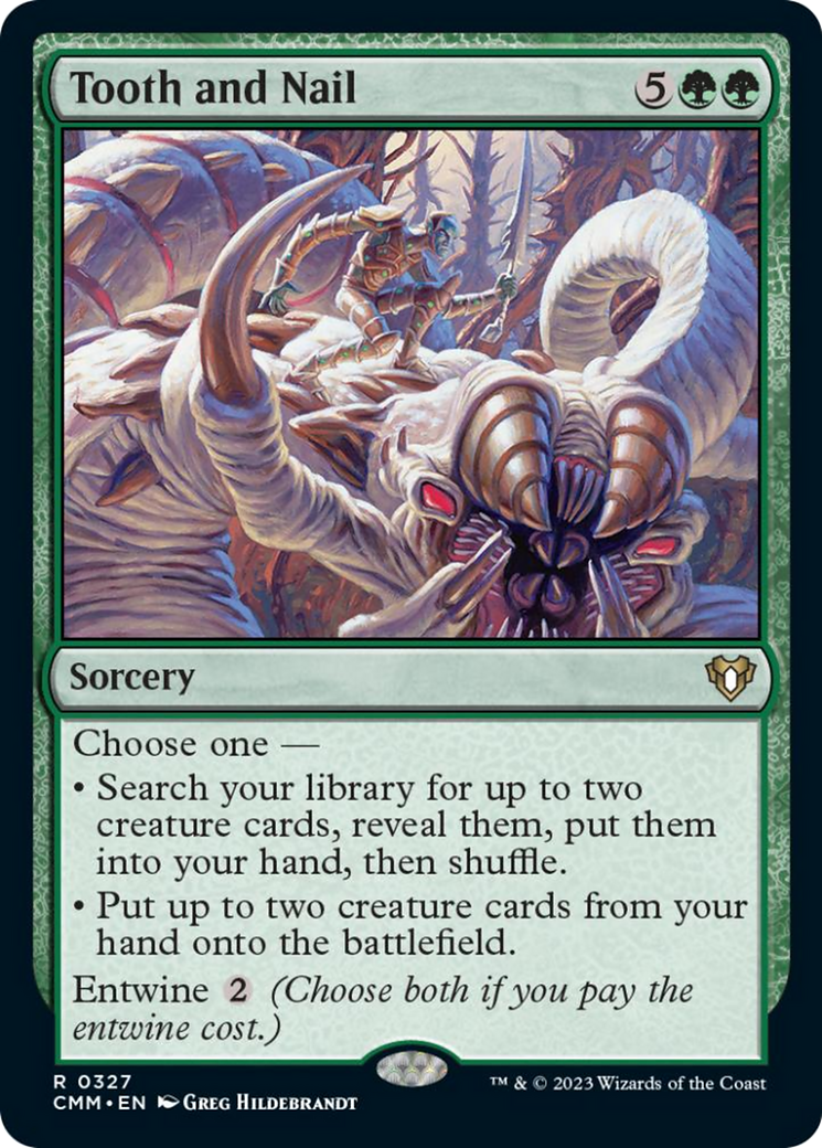 Tooth and Nail [Commander Masters] | Chromatic Games