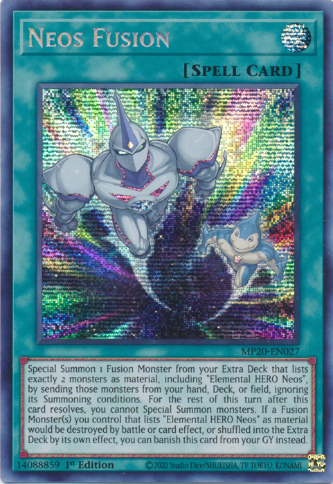 Neos Fusion [MP20-EN027] Prismatic Secret Rare | Chromatic Games