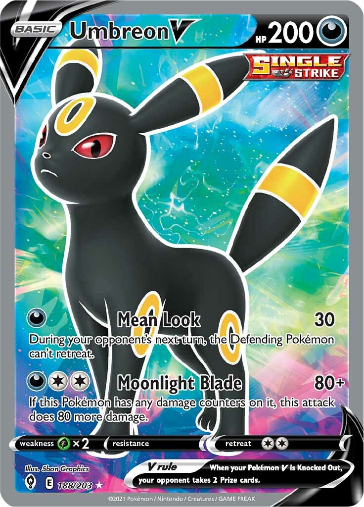 Umbreon V (188/203) [Sword & Shield: Evolving Skies] | Chromatic Games