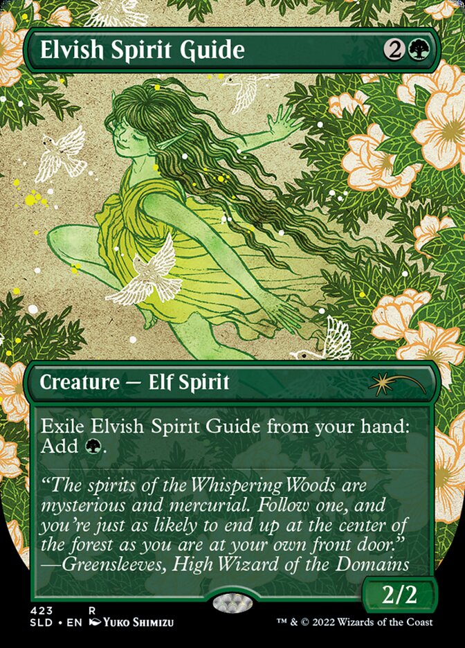 Elvish Spirit Guide (Borderless) [Secret Lair Drop Series] | Chromatic Games