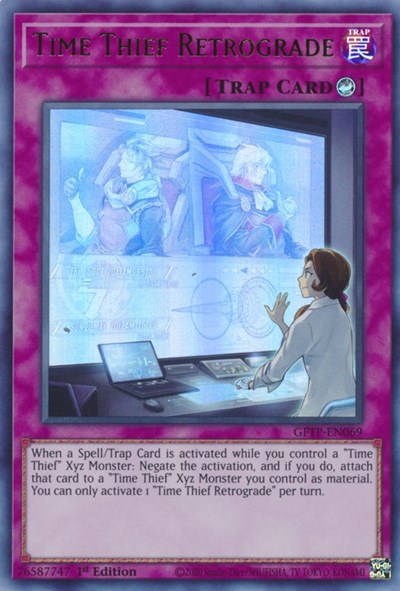 Time Thief Retrograde [GFTP-EN069] Ultra Rare | Chromatic Games