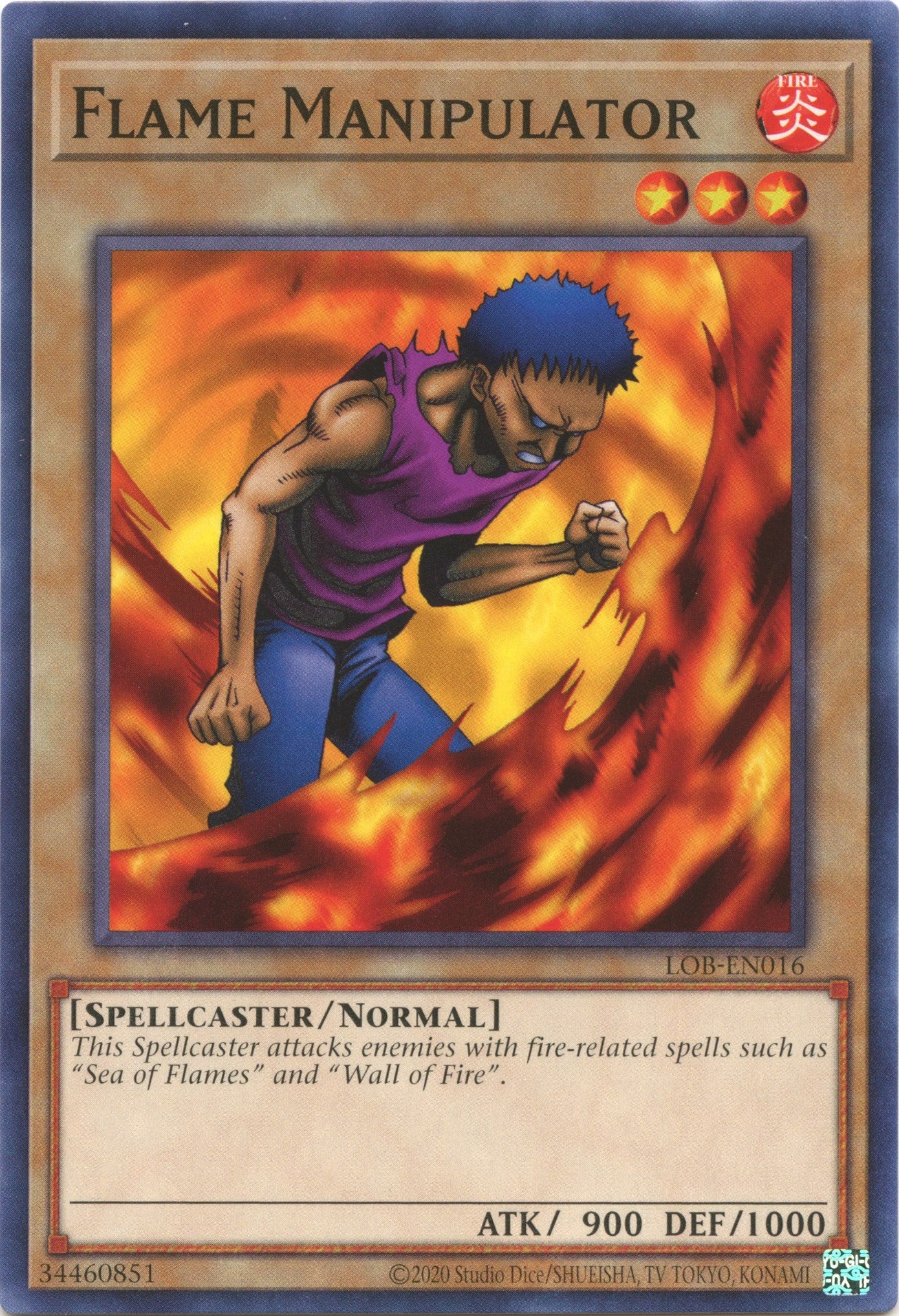 Flame Manipulator (25th Anniversary) [LOB-EN016] Common | Chromatic Games