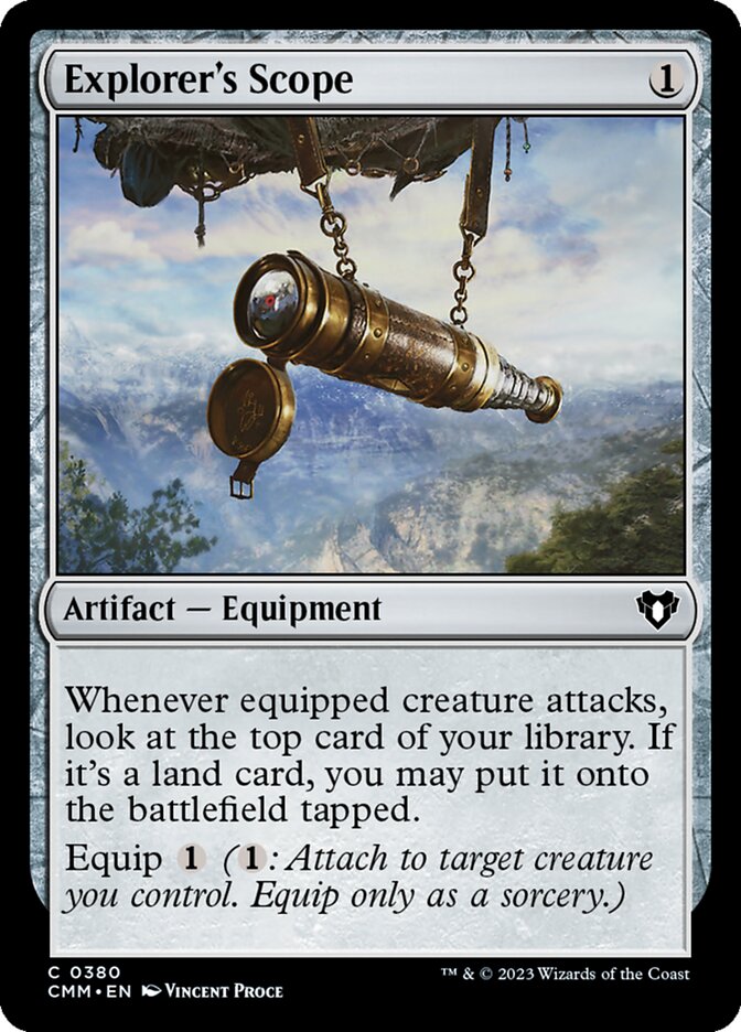 Explorer's Scope 380/451 (Commander Masters)  | Chromatic Games