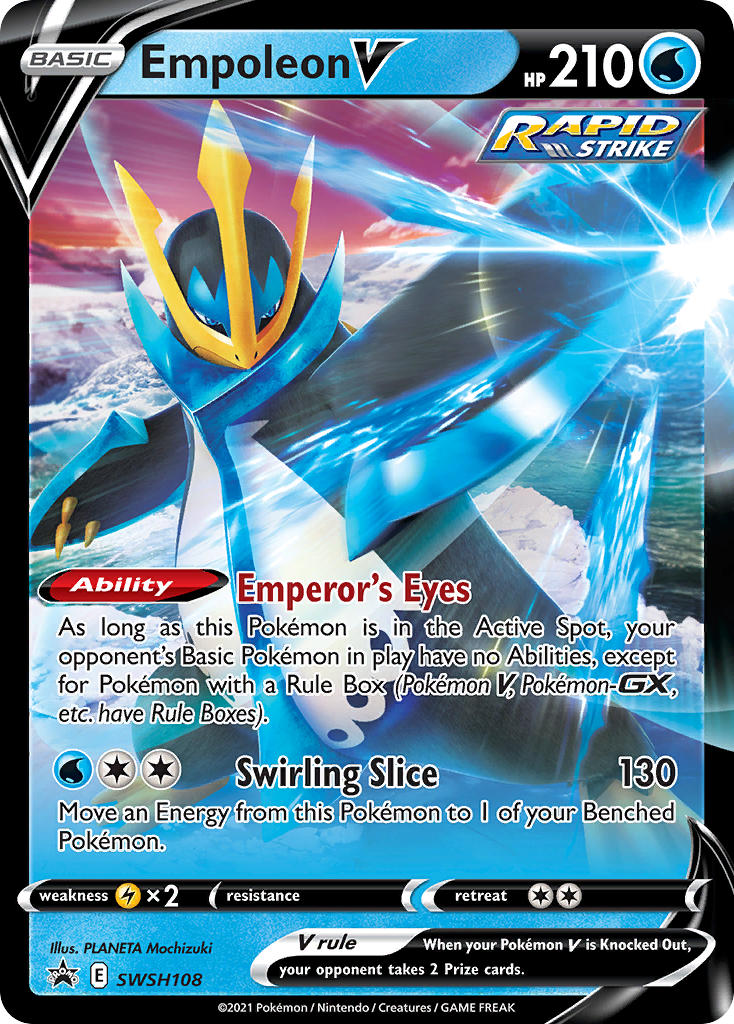 Empoleon V (SWSH108) [Sword & Shield: Black Star Promos] | Chromatic Games