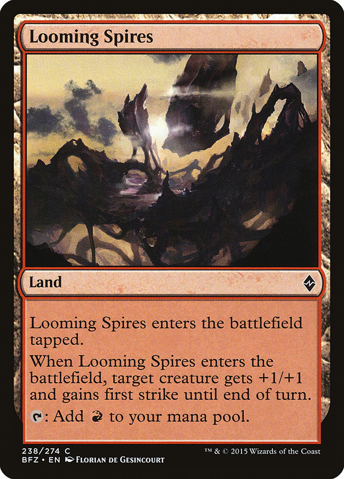 Looming Spires 238/274 (Battle for Zendikar)  | Chromatic Games