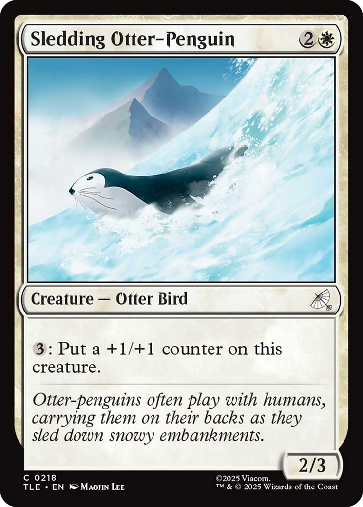 Sledding Otter-Penguin [Avatar: The Last Airbender: Eternal-Legal] | Chromatic Games