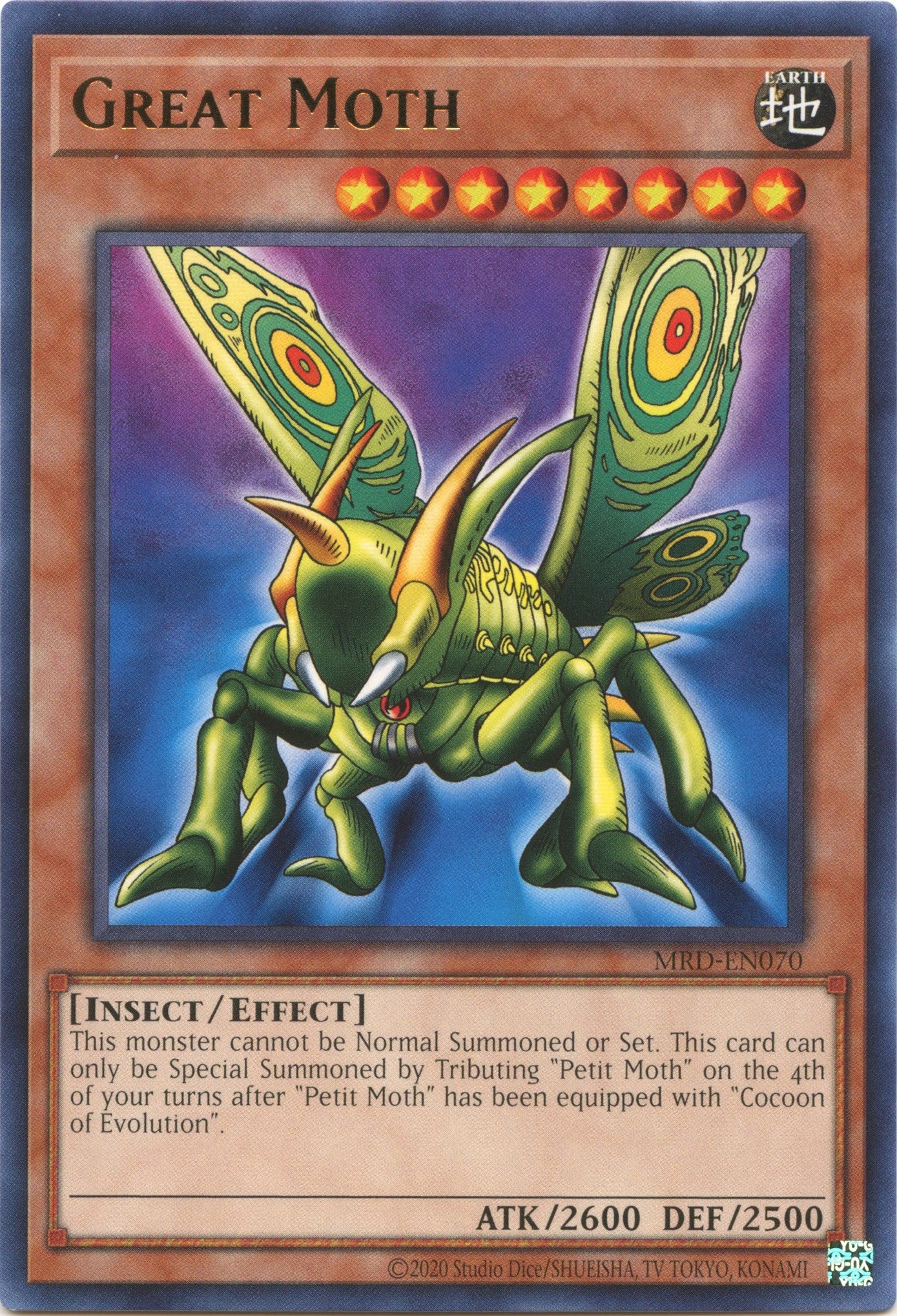 Great Moth (25th Anniversary) [MRD-EN070] Rare | Chromatic Games