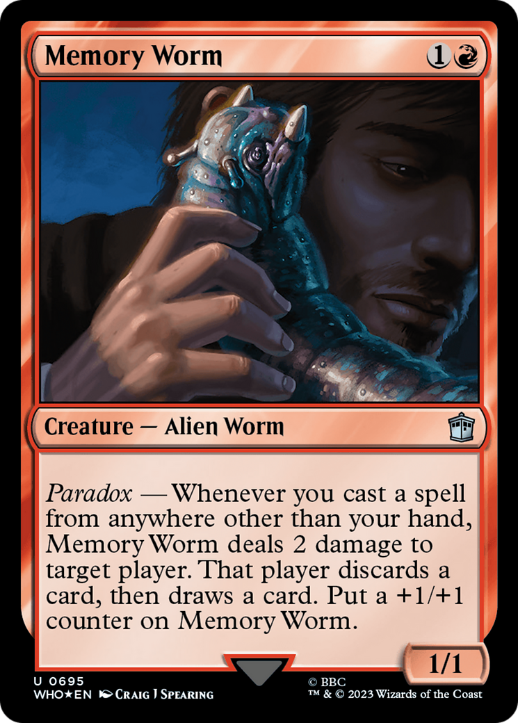 Memory Worm (Surge Foil) [Doctor Who] | Chromatic Games
