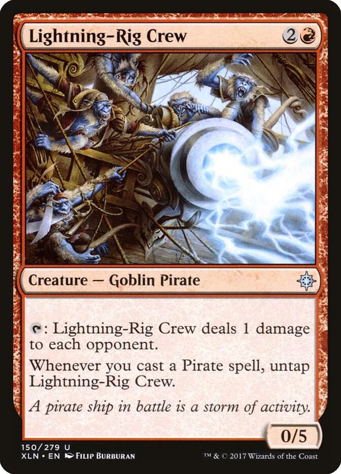 Lightning-Rig Crew 150/279 (Ixalan)  | Chromatic Games