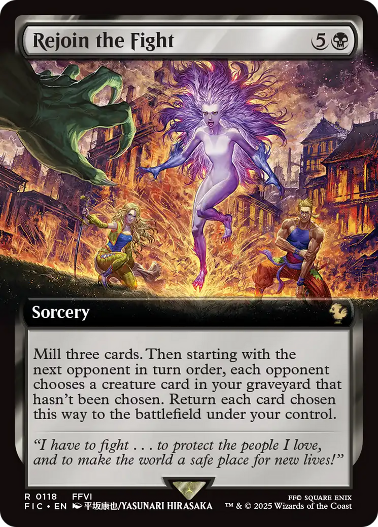 Rejoin the Fight (Extended Art) [FINAL FANTASY Commander] | Chromatic Games