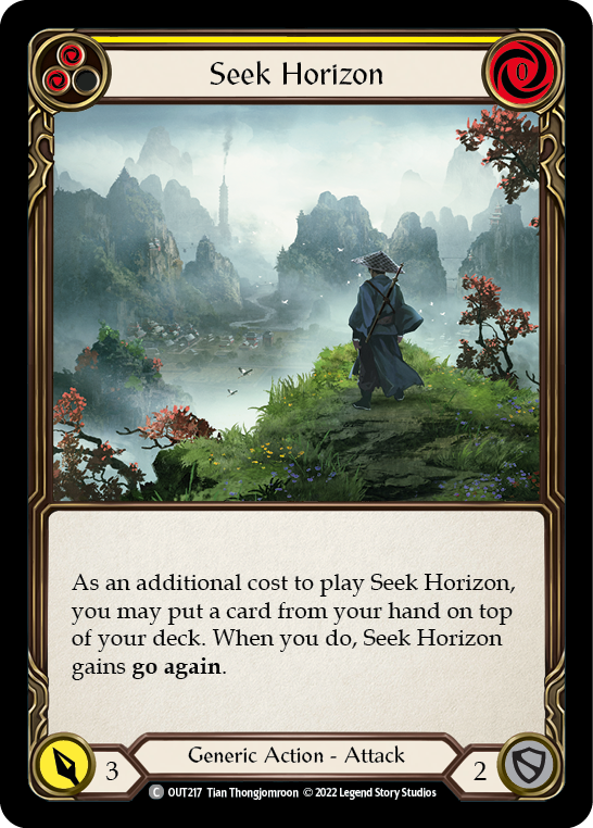 Seek Horizon (Yellow) [OUT217] (Outsiders) | Chromatic Games