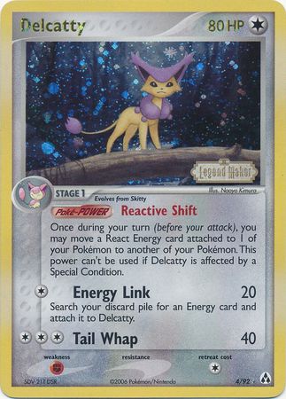 Delcatty (4/92) (Stamped) [EX: Legend Maker] | Chromatic Games